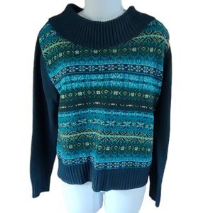 Norton McNaughton Lapel Sweater Size L